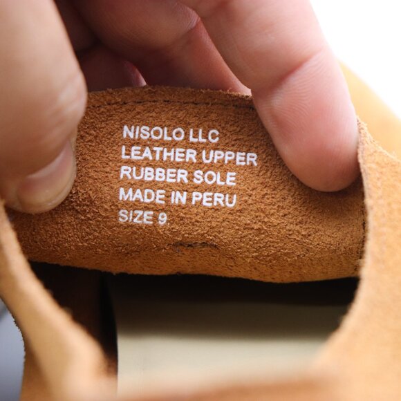 Nisolo Sedona Travel Derby Men\'s Size 9 Brown Leather Lace Up Flat Casual Shoes main image 9
